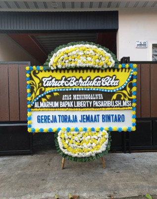 Papan Bunga Duka di Hatungun